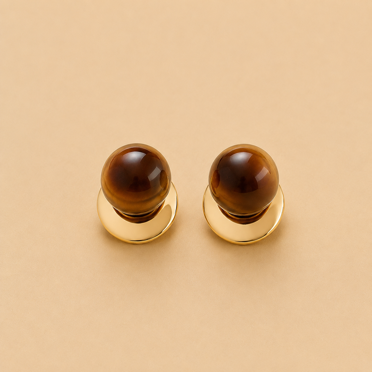 Celeste Tiger Eye Earrings