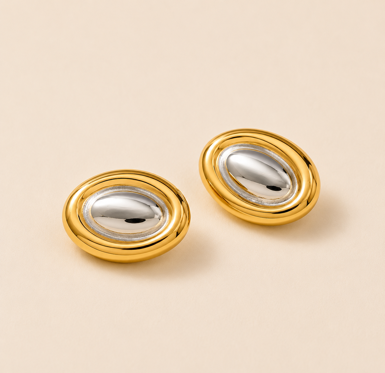 Bianca Two-Tone Earrings