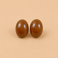 Amber Dome Earrings