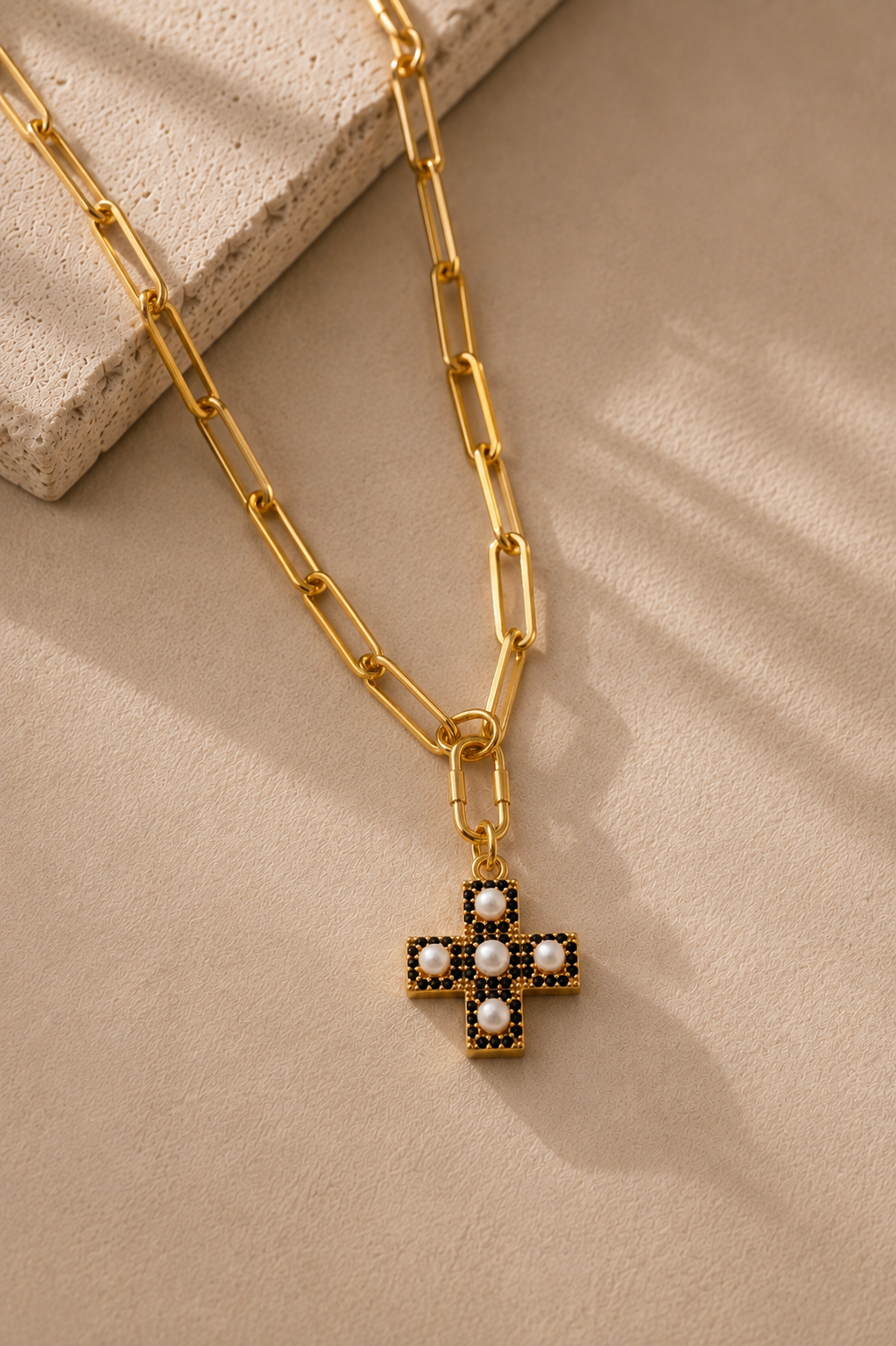 The celeste cross necklace