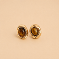 Sienna Tiger Eye Earrings