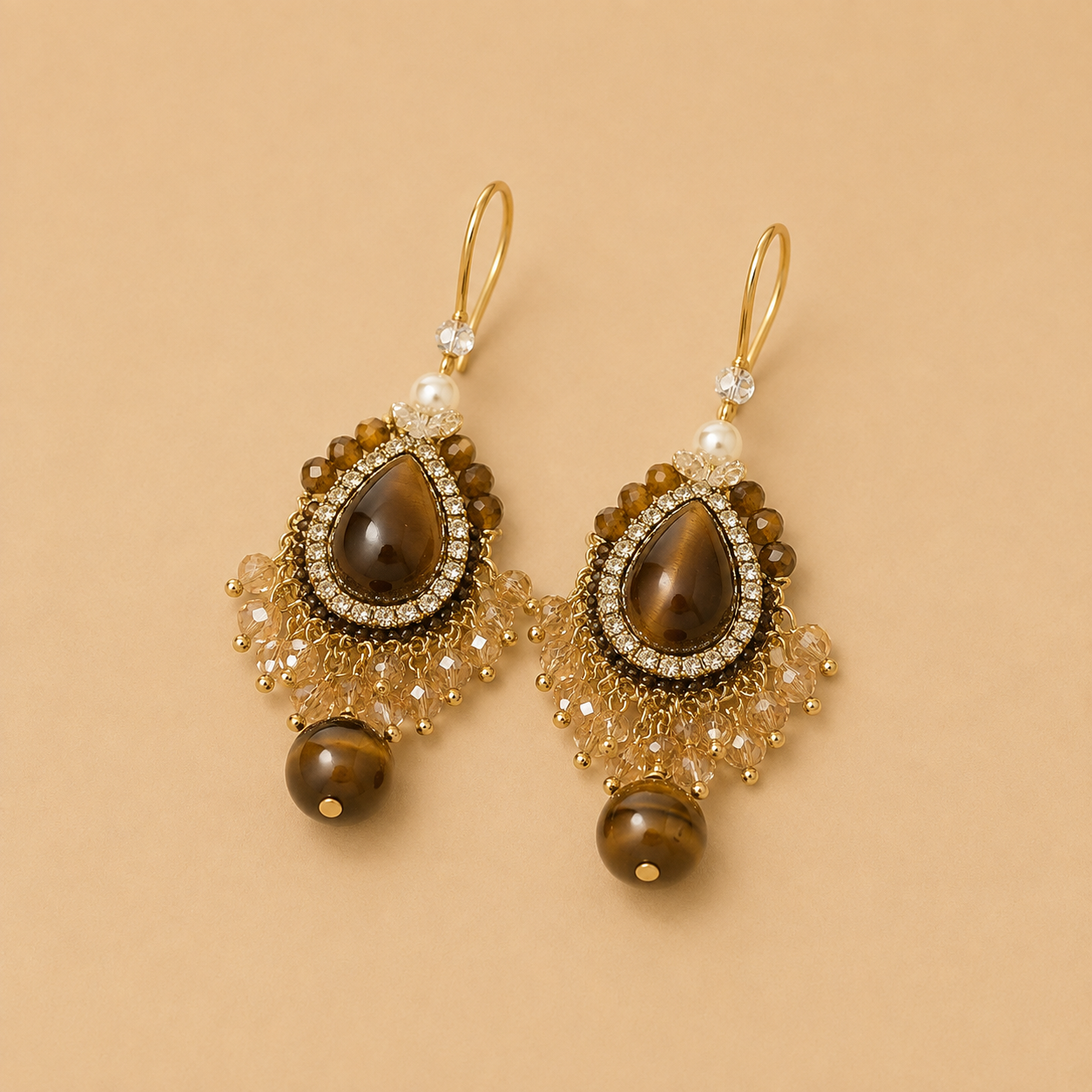 Sahara Tiger Eye Earrings