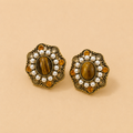 Selene Tiger Eye Studs