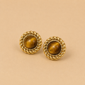 Solara Tiger Eye Studs