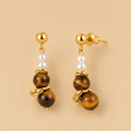 Naya Tiger Eye Earrings