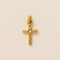 Classic Crystal Cross Charm