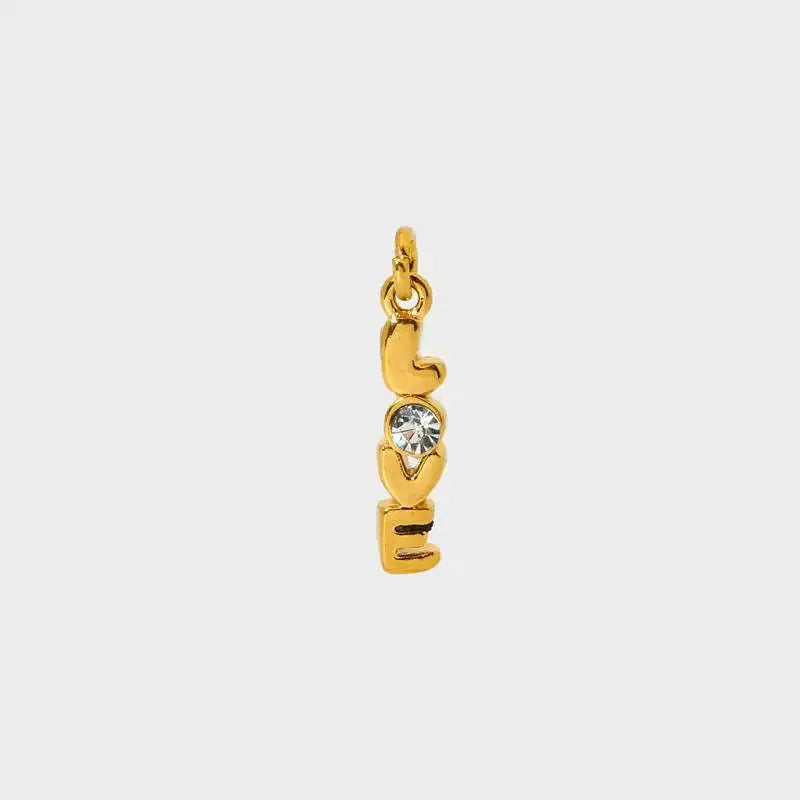 Golden Love Charm