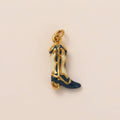 Midnight Cowboy Boot Charm