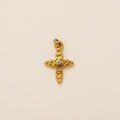 Vintage Crystal Cross Charm
