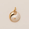 Pearl Yin Yang Charm