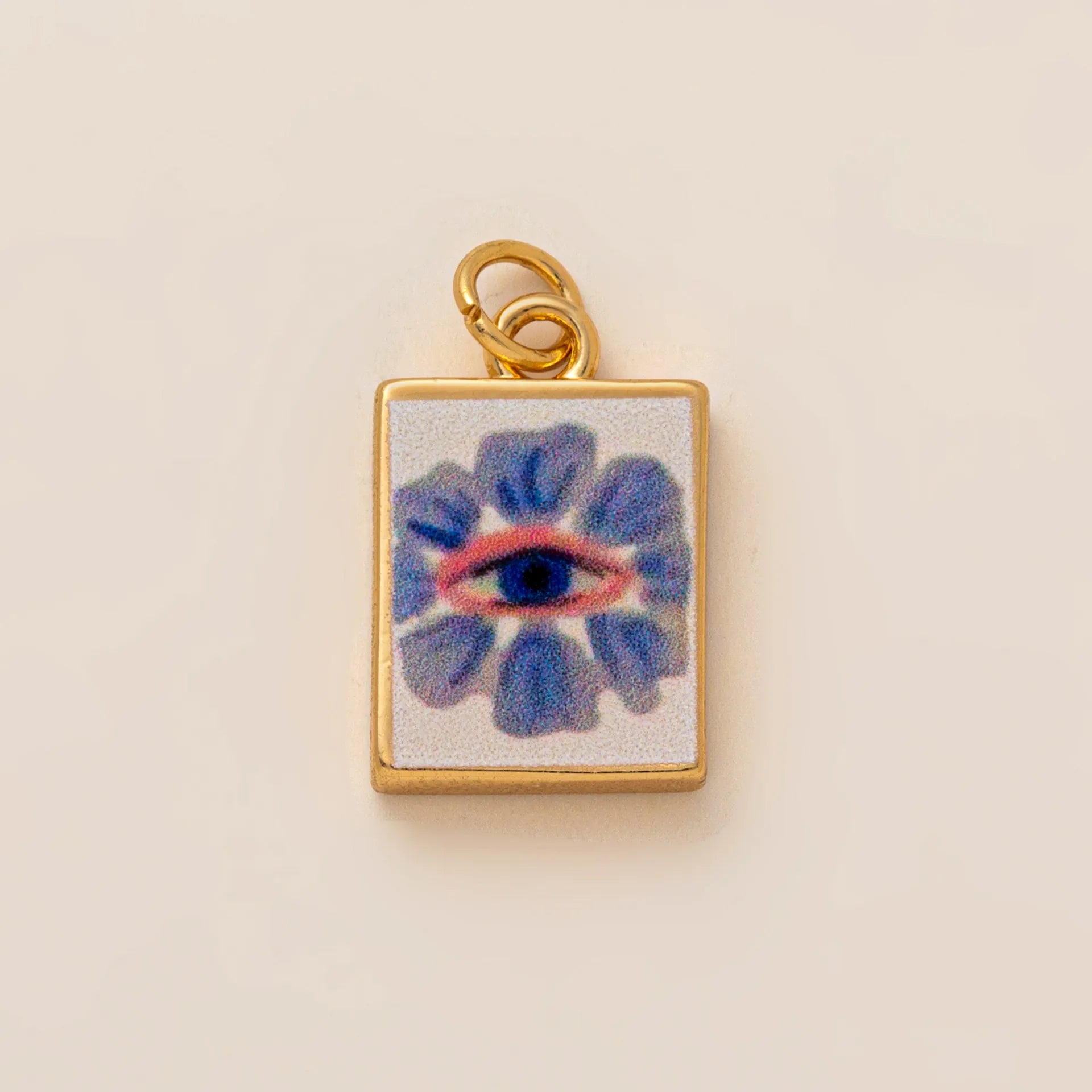 Mystic Flower Eye Charm