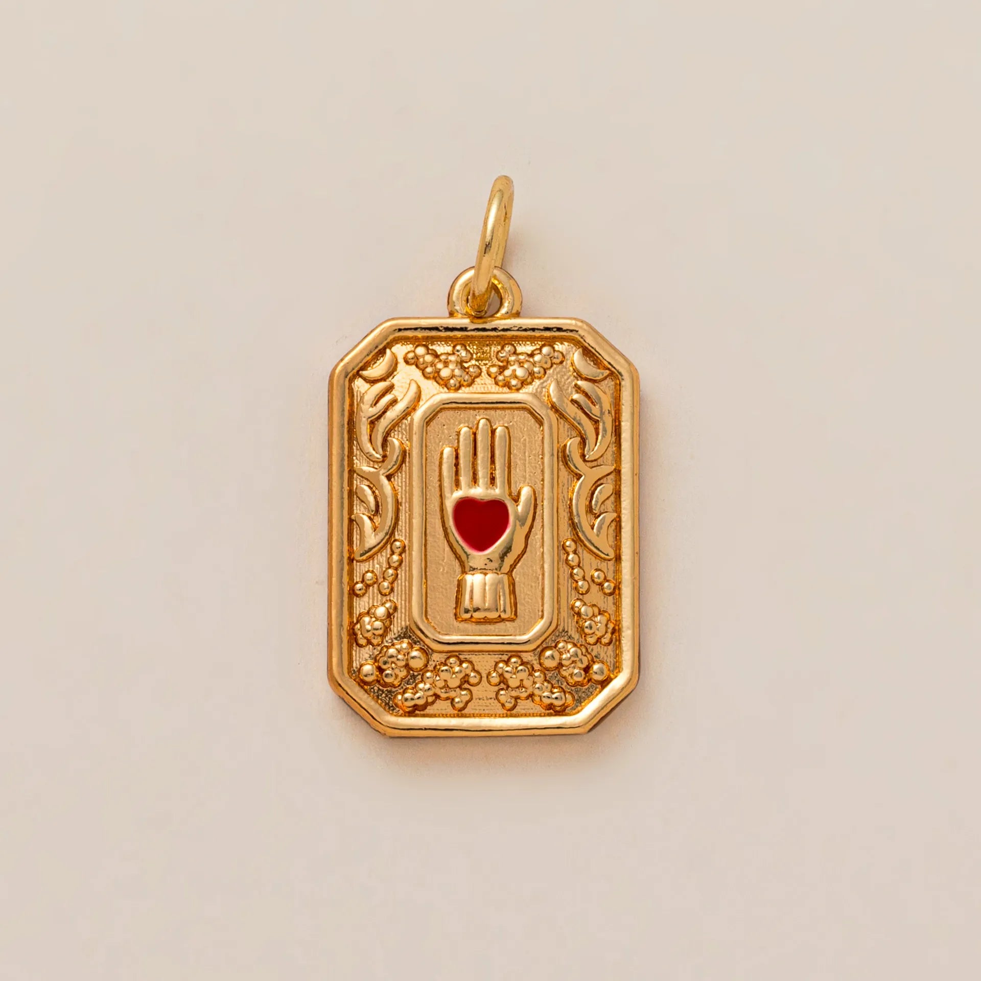 Sacred Heart Hand Charm