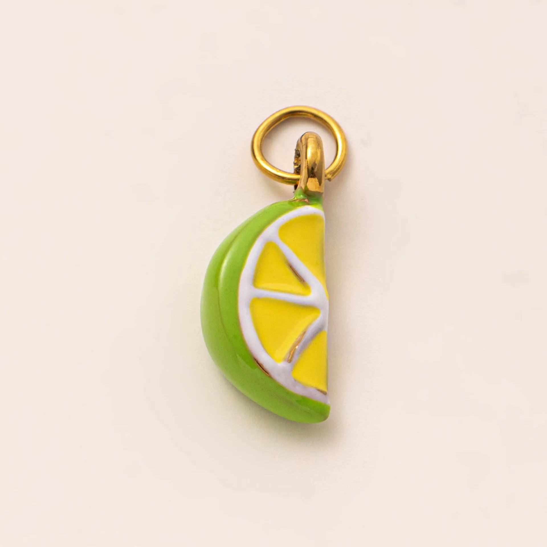 Lime Slice Charm