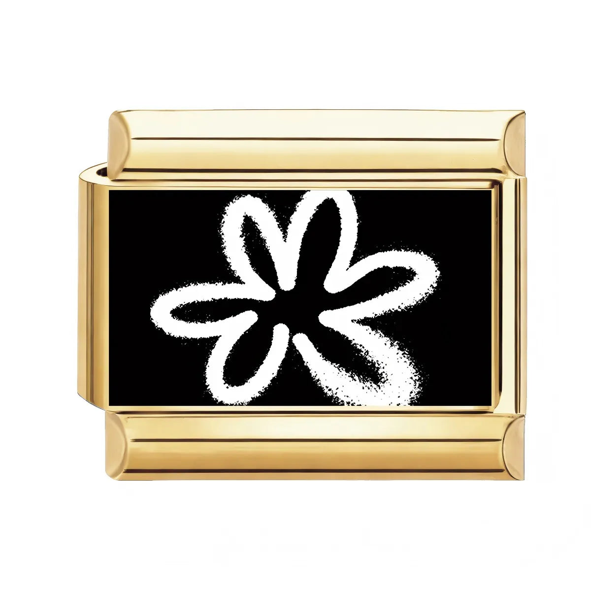 C02 - Retro flower  Charm