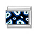 C19 - Blue silver eye charm
