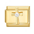 Crystal Cross Charm