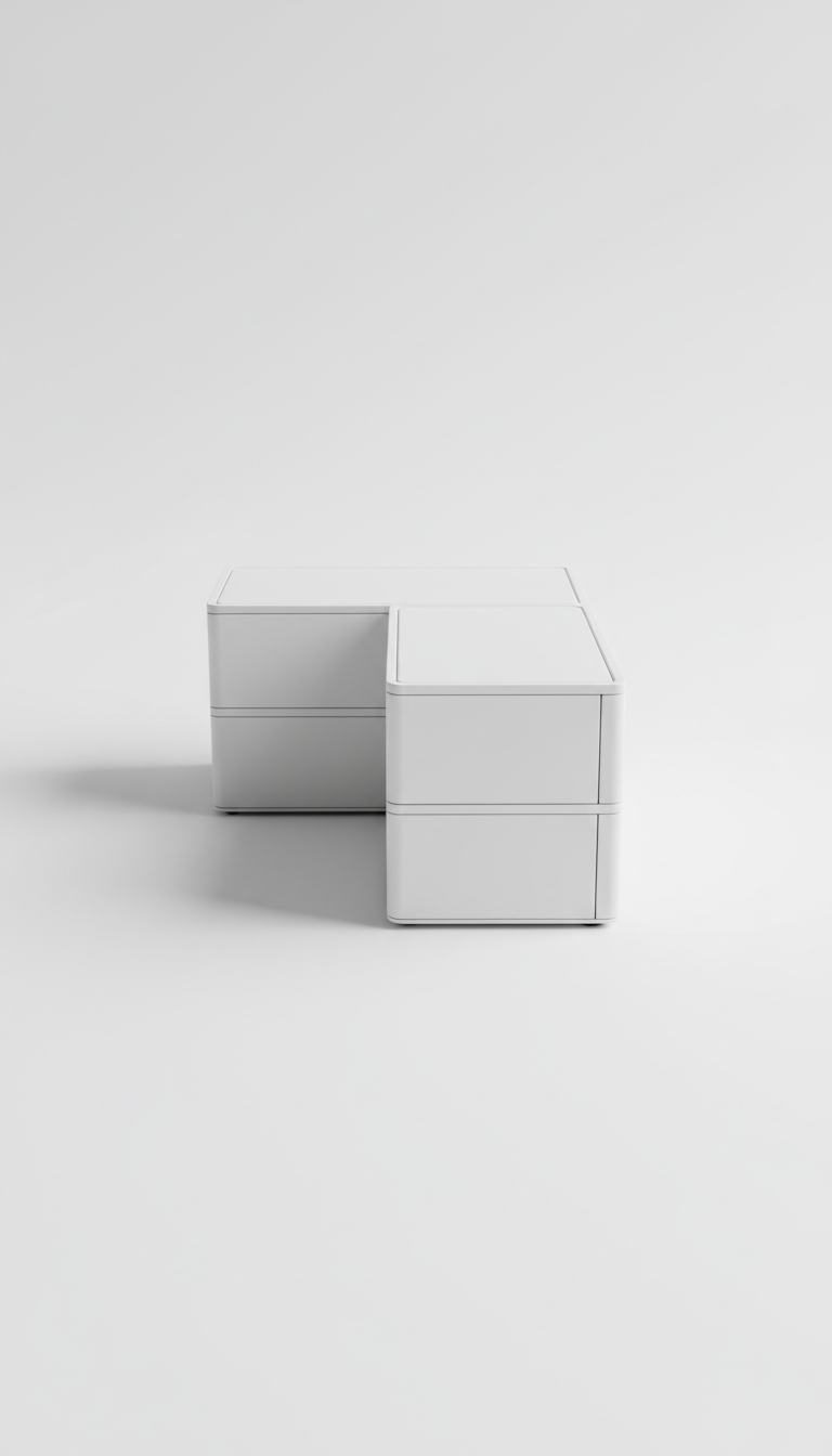 Stackable Mist White Organizer